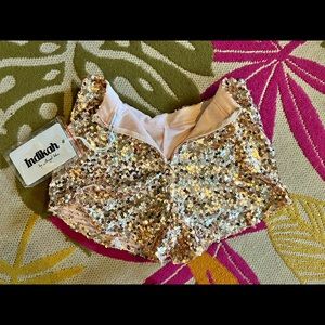 Sequin shorts from Hello Molly